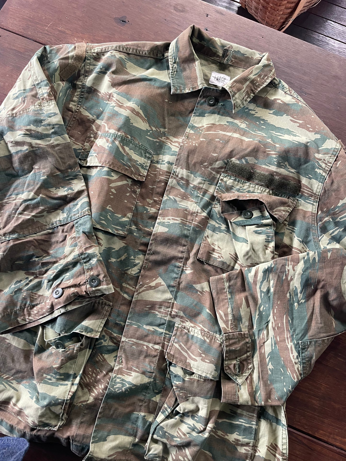 GREEK ARMY LIZARD FIELD SHIRT