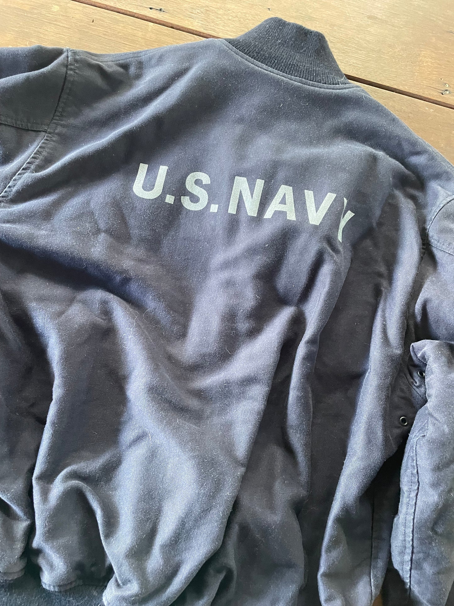 USN HOOK DECK JACKET MAKER UNKNOWN