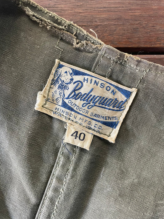 1940'S SUPER RARE HALF MOON HINSON HUNTING VEST