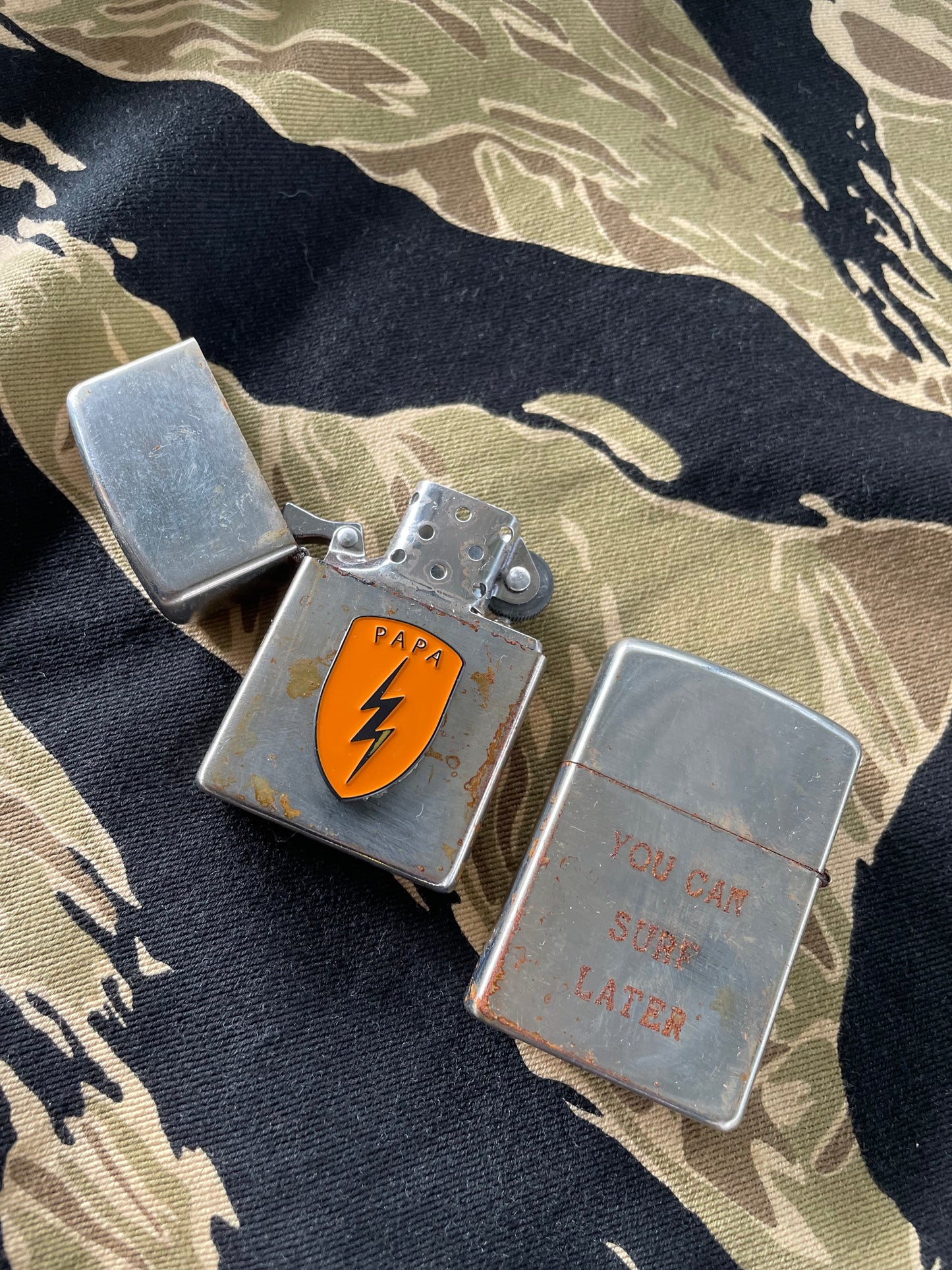 Atoll Raiders Zippo Lighter.