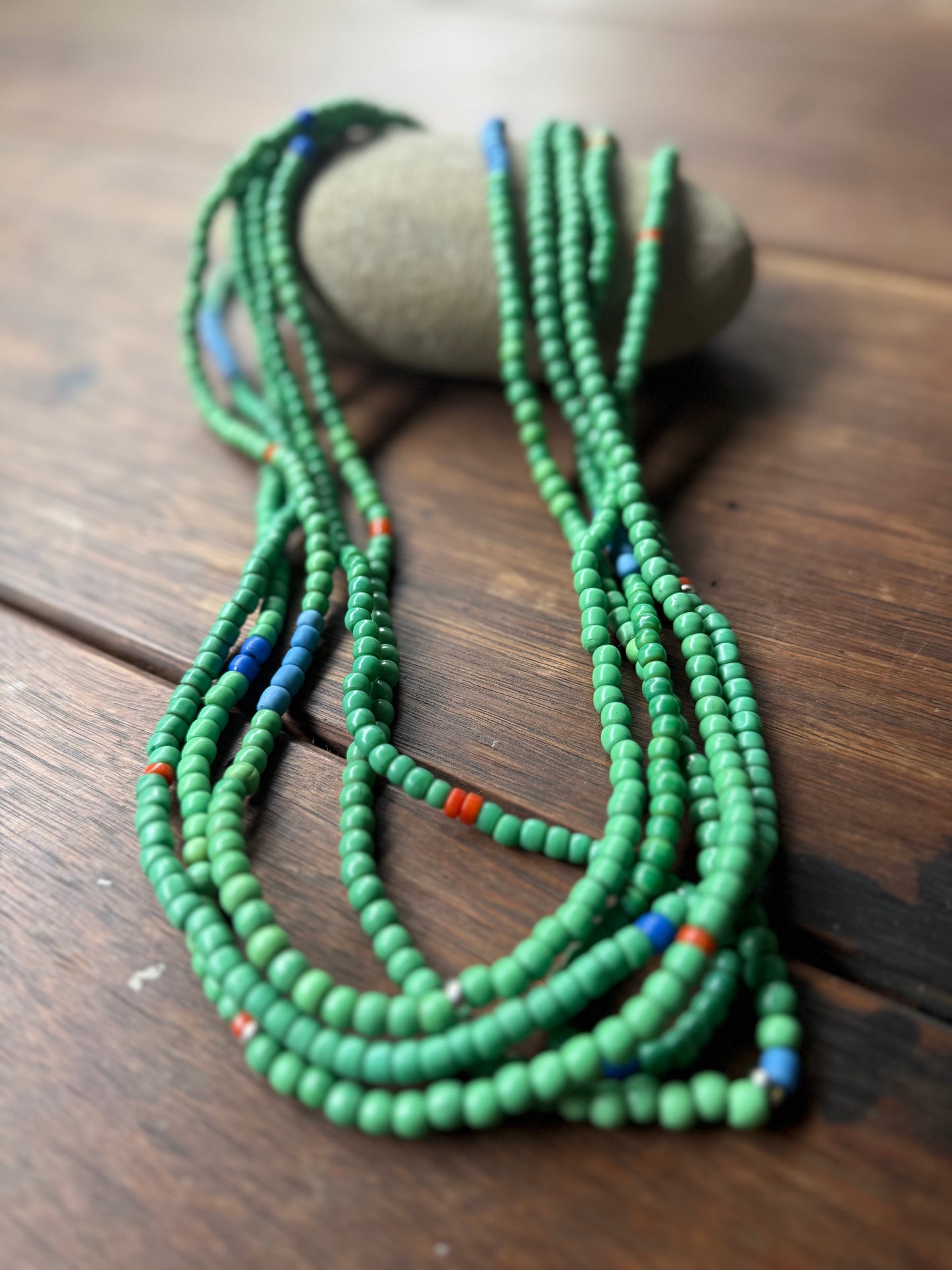 Turkana Glass beads necklace.