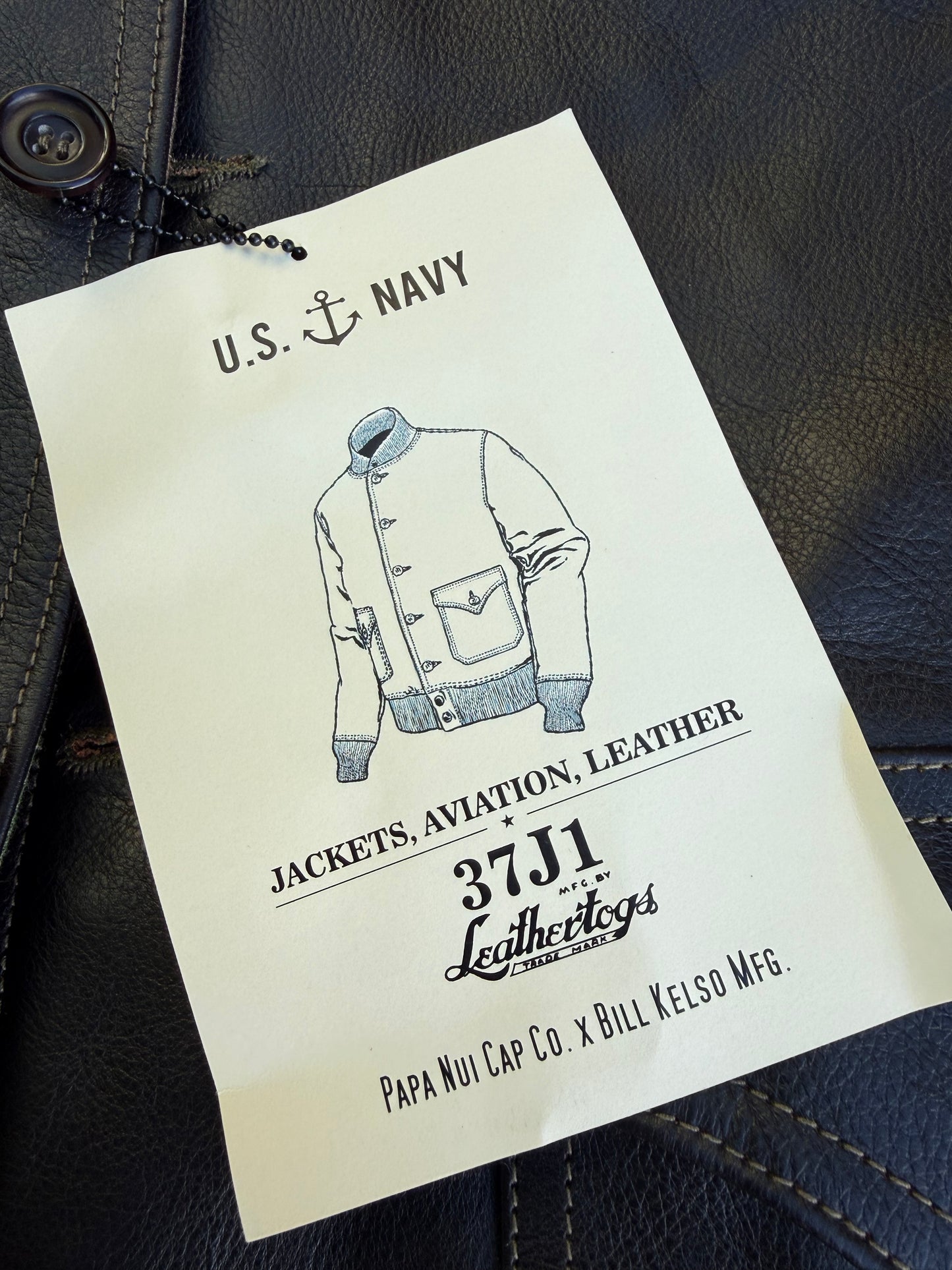 Hell Diver. Leatherneck Horsehide Flight Jacket.