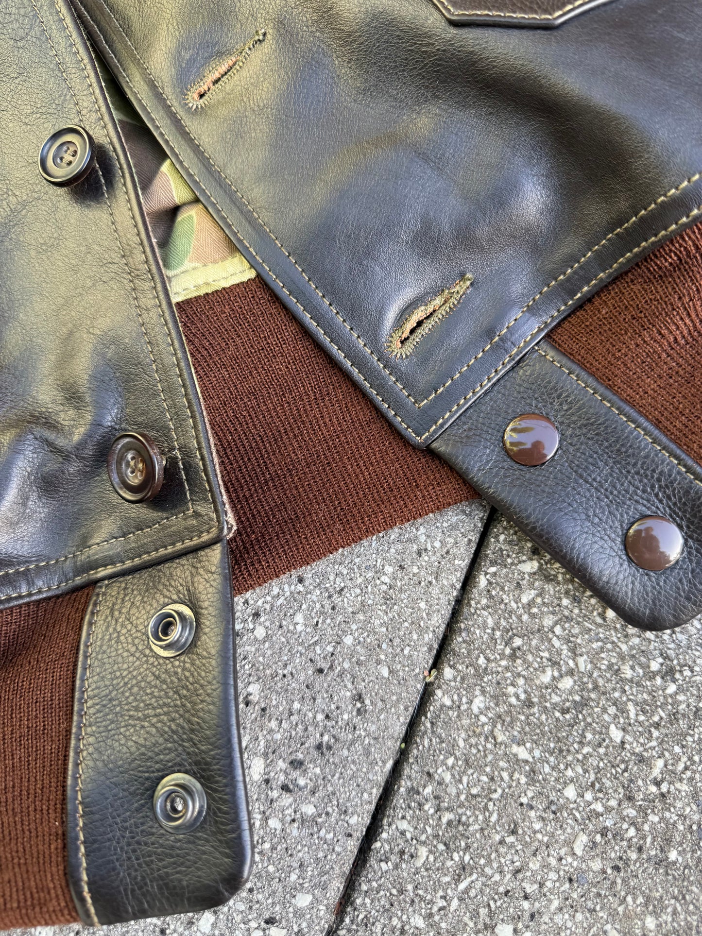 Hell Diver. Leatherneck Horsehide Flight Jacket.