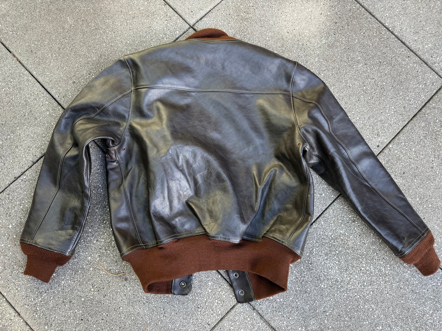 Hell Diver. Leatherneck Horsehide Flight Jacket.
