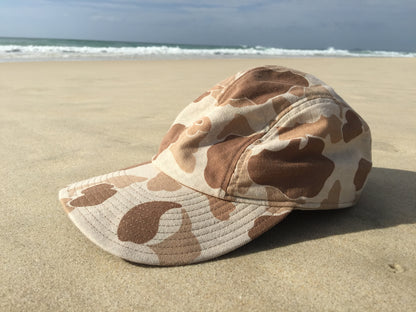 HELL CAT CAP BEACH BROWN FROG CAMO