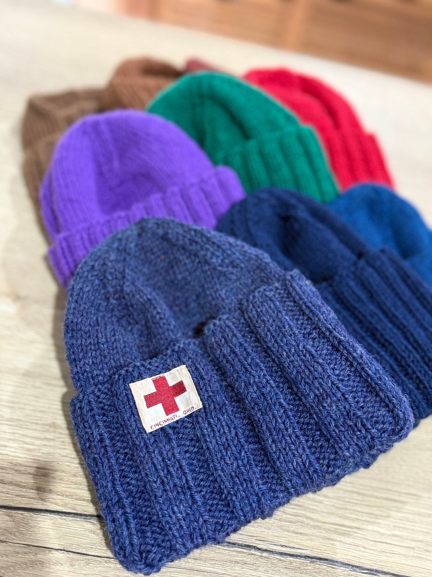 Knit for Victory Hand knit Watch Cap.