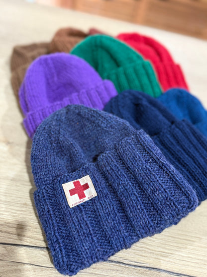 Knit for Victory Hand knit Watch Cap.