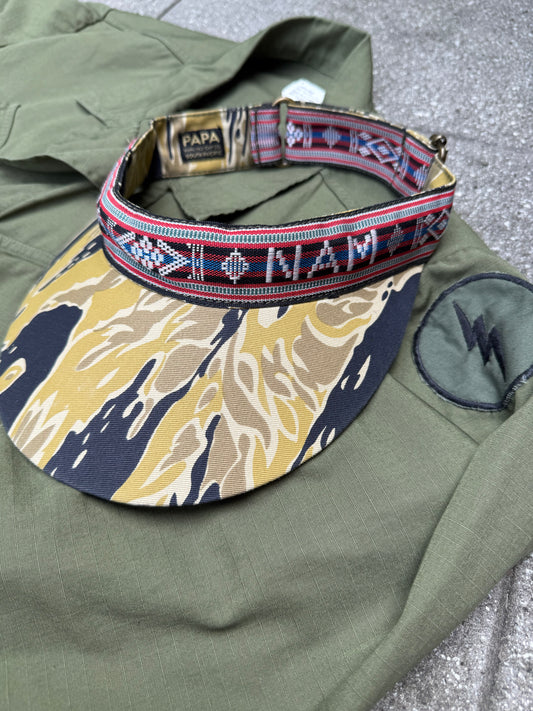 Advisors Vietnam visor. Gold Tiger.