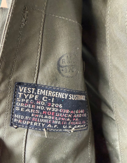 WWII C-1 EMERGENCY VEST