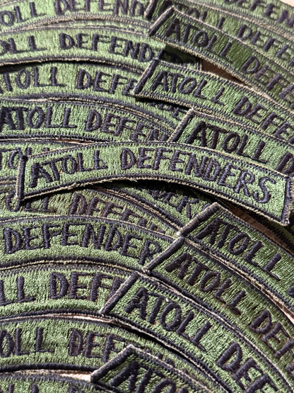 Bolt insignia patch set fully embroidered