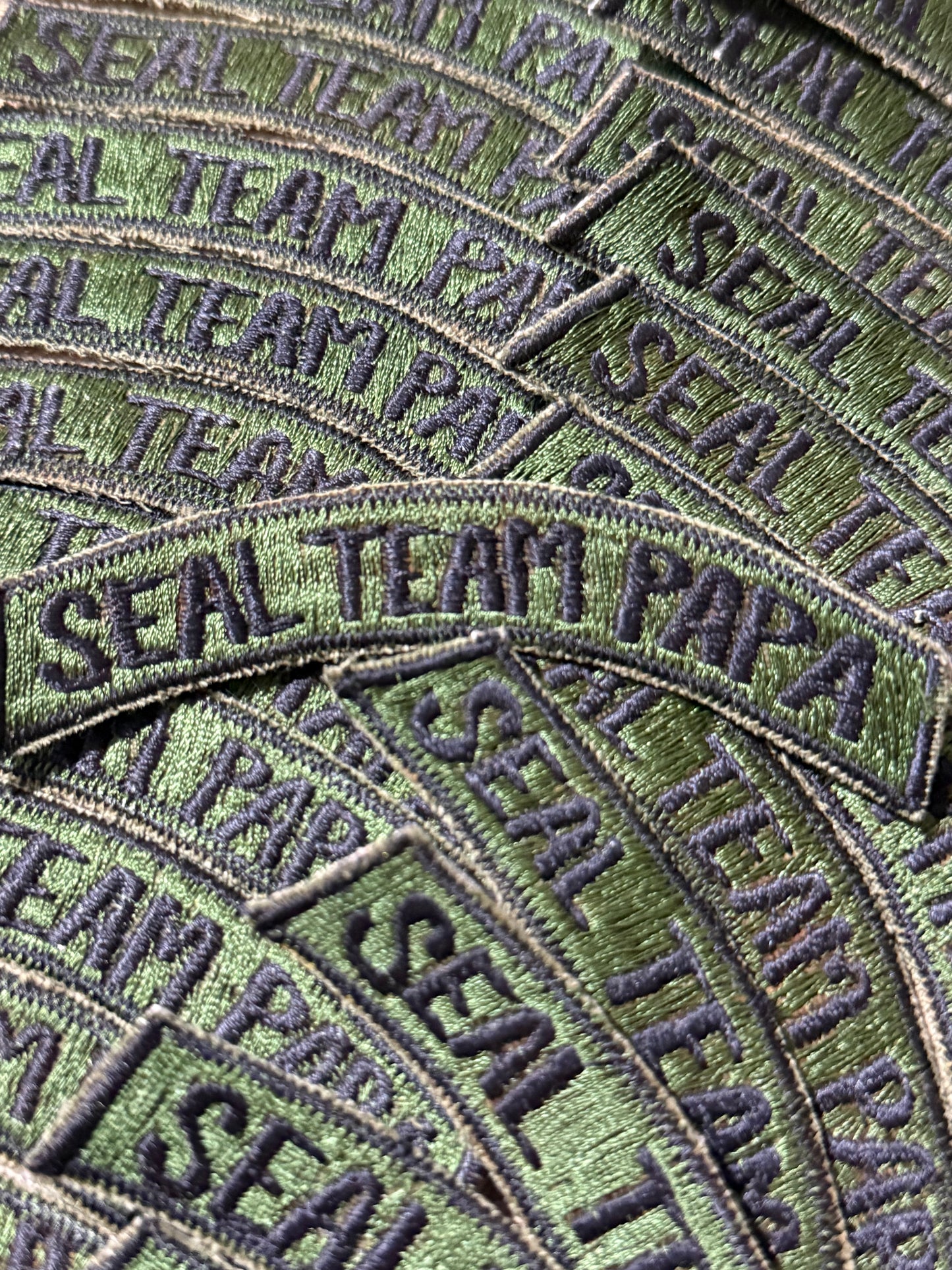 Bolt insignia patch set fully embroidered