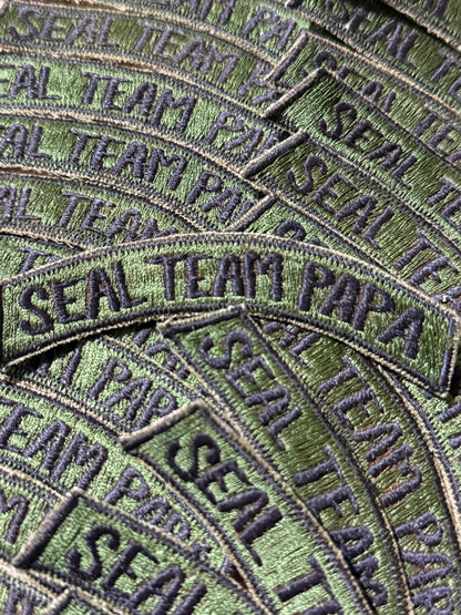 Bolt insignia patch set fully embroidered