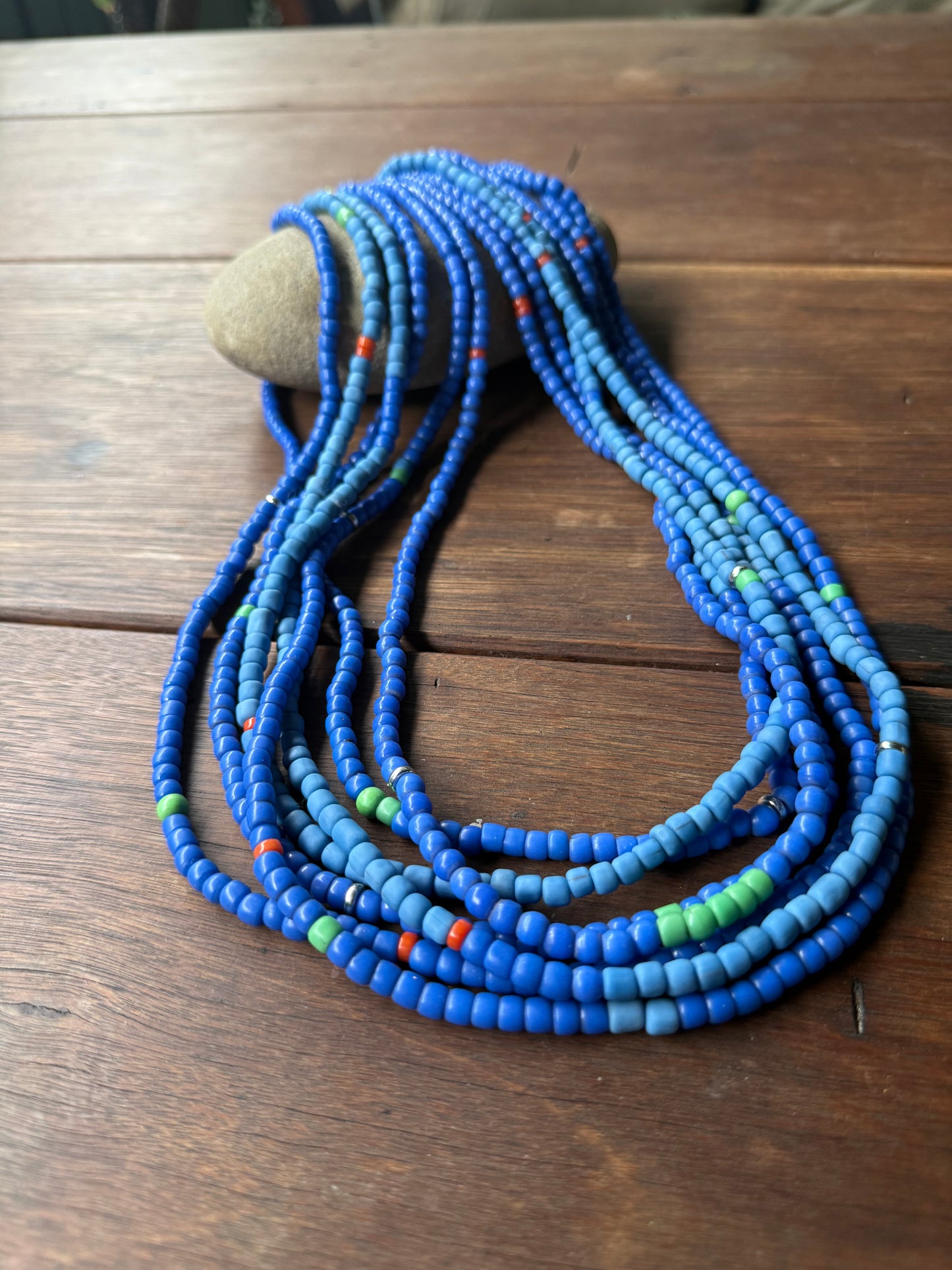 Turkana Glass beads necklace.